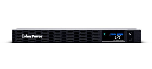 CyberPower PFC Sinewave uninterruptible power supply (UPS) Line-Interactive 0.7 kVA 400 W 6 AC outlet(s) - CP700PFCRM1U CYBERPOWER