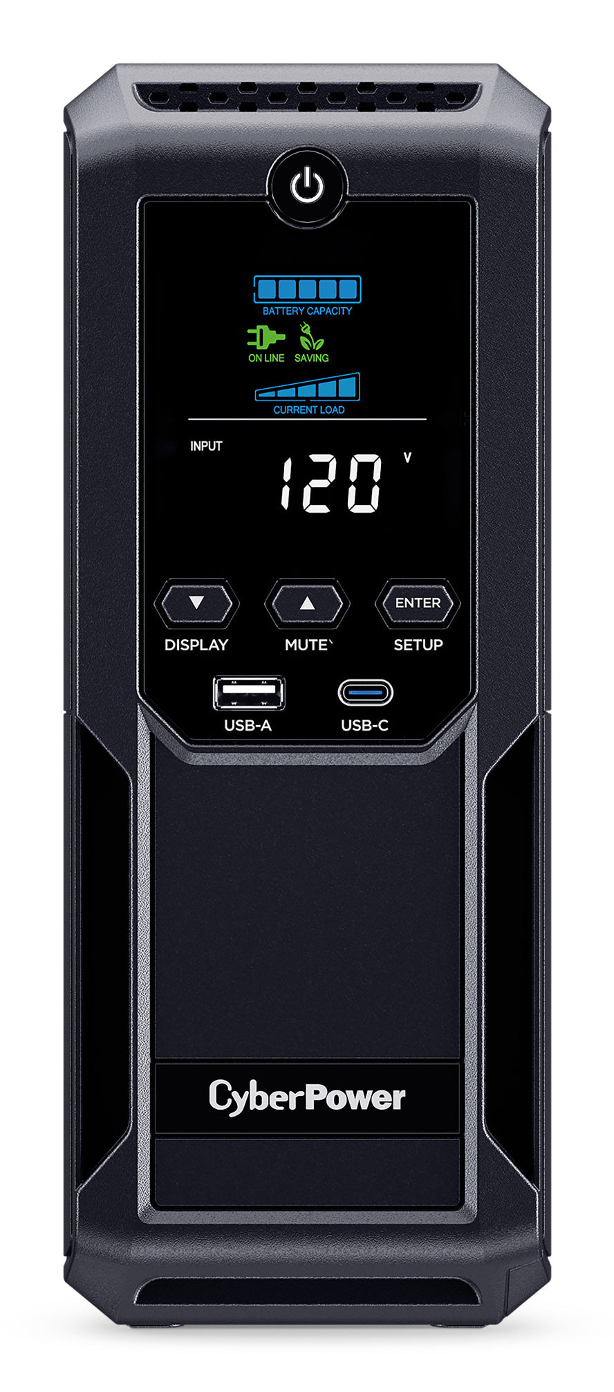 CyberPower LCD Intelligent uninterruptible power supply (UPS) Line-Interactive 1.35 kVA 815 W 12 AC outlet(s) - CP1350AVRLCD3 CYBERPOWER