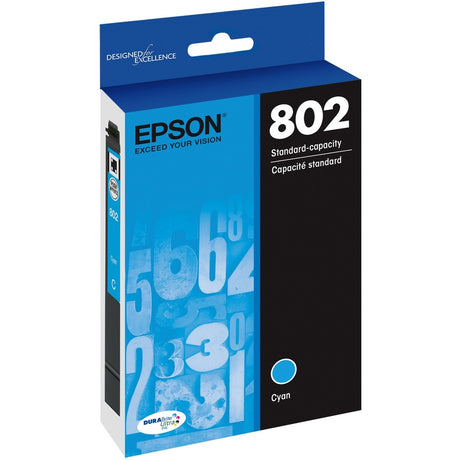 EPSON Epson DURABrite Ultra 802 Original Ink Cartridge - Cyan - Inkjet - 1 Each - T802220-S