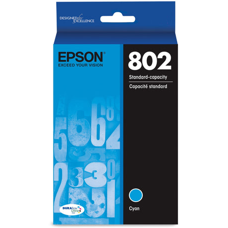 EPSON Epson DURABrite Ultra 802 Original Ink Cartridge - Cyan - Inkjet - 1 Each - T802220-S