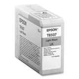 EPSON EPSON  Ink, Light Black - T850700