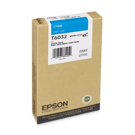 EPSON Epson Original Ink Cartridge - Inkjet - Cyan - 1 Each - T603200