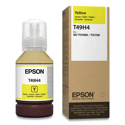 EPSON EPSON  (T49H) Ink Bottles, 140 mL, Yellow - T49H400