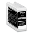EPSON EPSON  (T770) UltraChrome PRO10 Ink, 25 mL, Gray - T770720