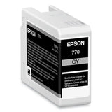 EPSON EPSON  (T770) UltraChrome PRO10 Ink, 25 mL, Gray - T770720
