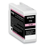 EPSON EPSON  (T770) UltraChrome PRO10 Ink, 25 mL, Light Magenta - T770620