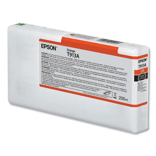 EPSON EPSON  (T913) UltraChrome HDX Ink, 200 mL, Orange - T913A00