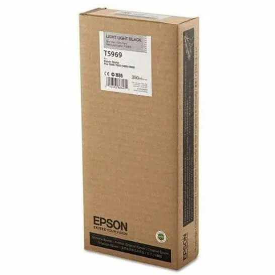 EPSON Epson UltraChrome HDR Light Light Black Ink Cartridge - Inkjet - Light Light Black - T596900