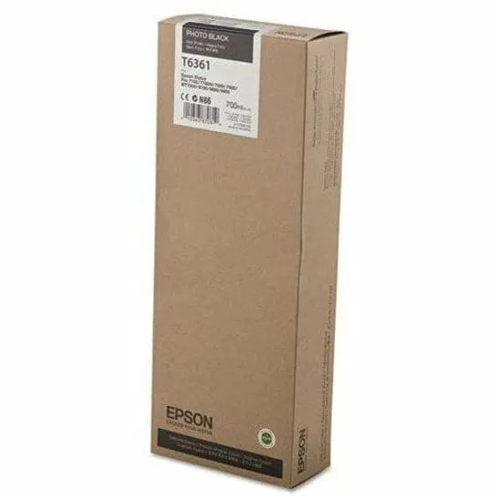 EPSON Epson UltraChrome HDR Photo Black Ink Cartridge - Inkjet - Photo Black - T636100