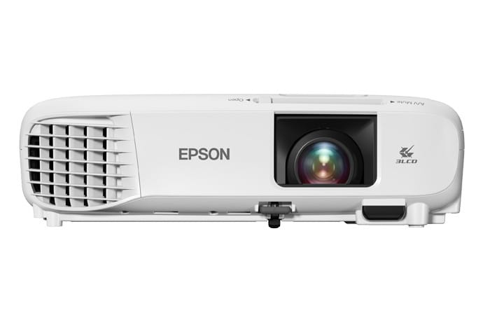 EPSON Projector / Panel Epson PowerLite 119W 3LCD WXGA Classroom Projector W/Dual HDMI, 4000 Lumens - V11H985020