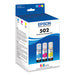 Epson (T502) Dye Color Combo Ink Bottles - T502520-S
