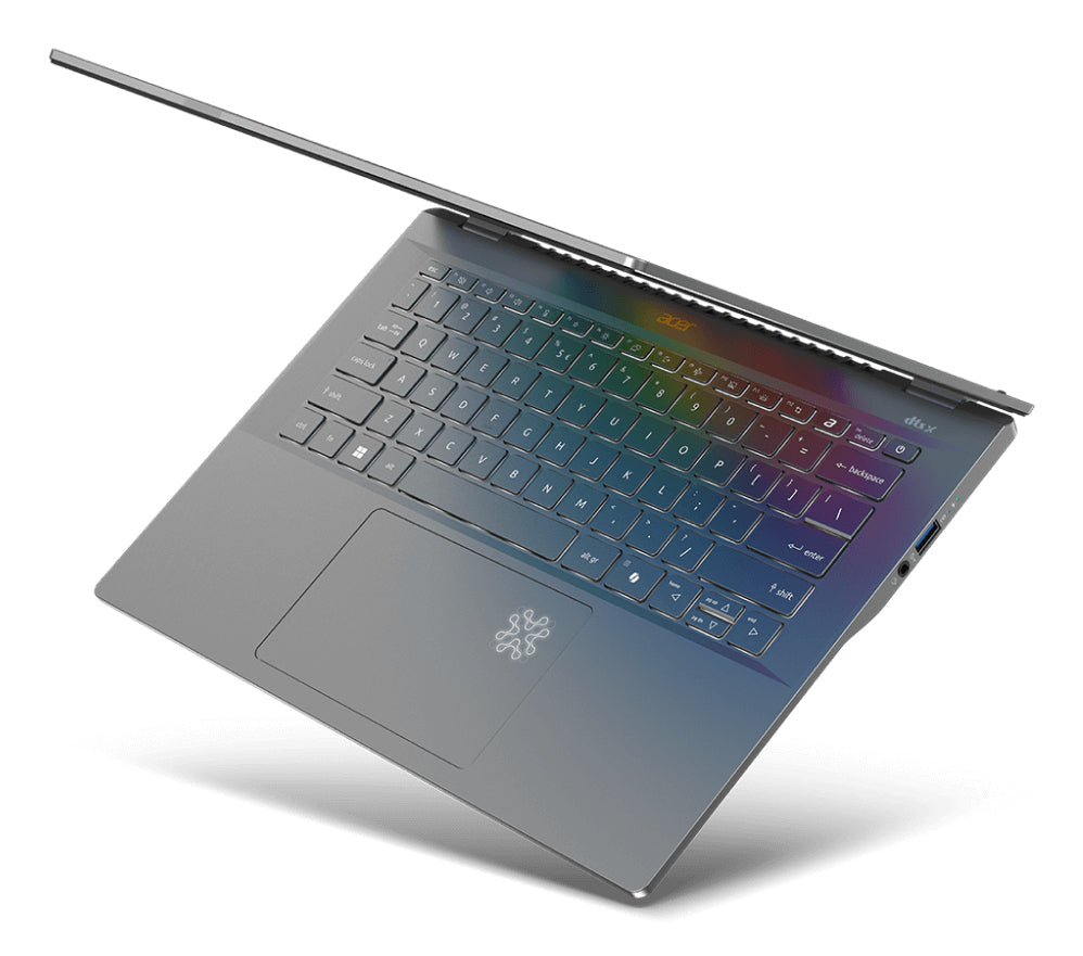 Acer Swift SF14-11T-X53K Copilot+ PC Snapdragon X1E-78-100 Laptop 36.8 cm (14.5") Touchscreen WQXGA 16 GB LPDDR5x-SDRAM 1 TB SSD Wi-Fi 7 (802.11be) Windows 11 Home Grey - NX.KZWAA.004 ACER