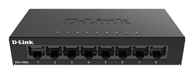 D-Link DGS-108GL 8-Port Gigabit Unmanaged Desktop Switch - DGS-108GL D-LINK