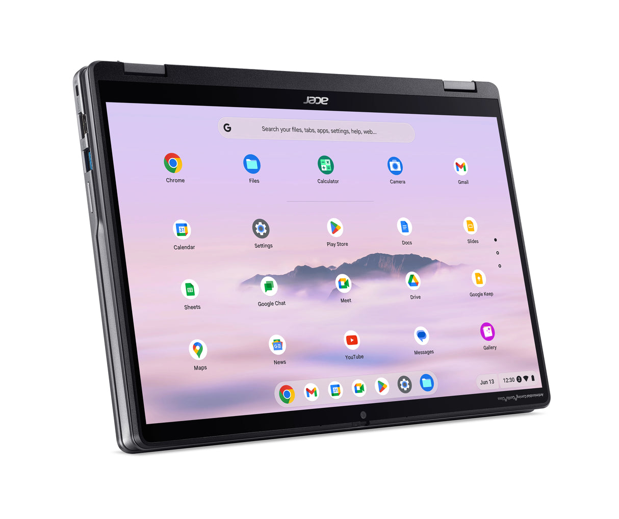 Acer Chromebook CPE594-1N-57ZJNA Intel Core 5 120U 35.6 cm (14") Touchscreen WUXGA 16 GB LPDDR5x-SDRAM 256 GB SSD Wi-Fi 6E (802.11ax) ChromeOS Grey - NX.JJ5AA.002