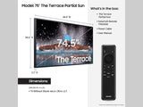 Samsung The Terrace QN75LST7DAFXZA TV 190.5 cm (75") 4K Ultra HD Smart TV Wi-Fi Black 2000 cd/m² - QN75LST7DAFXZA