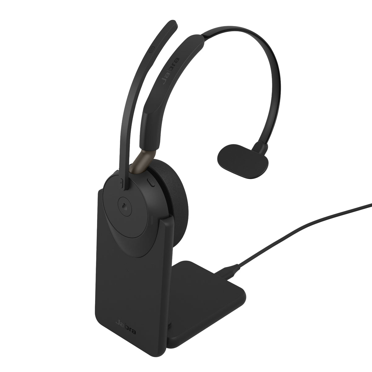 Jabra Evolve3 65 MS - USB-C with Dongle - Mono (Charging Stand) - 36599-899-889