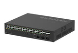 NETGEAR GSM4248UX Managed L2/L3/L4 Gigabit Ethernet (10/100/1000) Power over Ethernet (PoE) 2U Black - GSM4248UX-100NAS