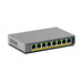 NETGEAR GS108EP Managed L2/L3 Gigabit Ethernet (10/100/1000) Grey - GS108EP-100NAS
