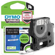 DYMO Authentic D1 Durable Labels | Black Print on White Tape | 12 mm x 5.5 m | High-Performance Label Tape for LabelManager Label Makers - 1978364 DYMO
