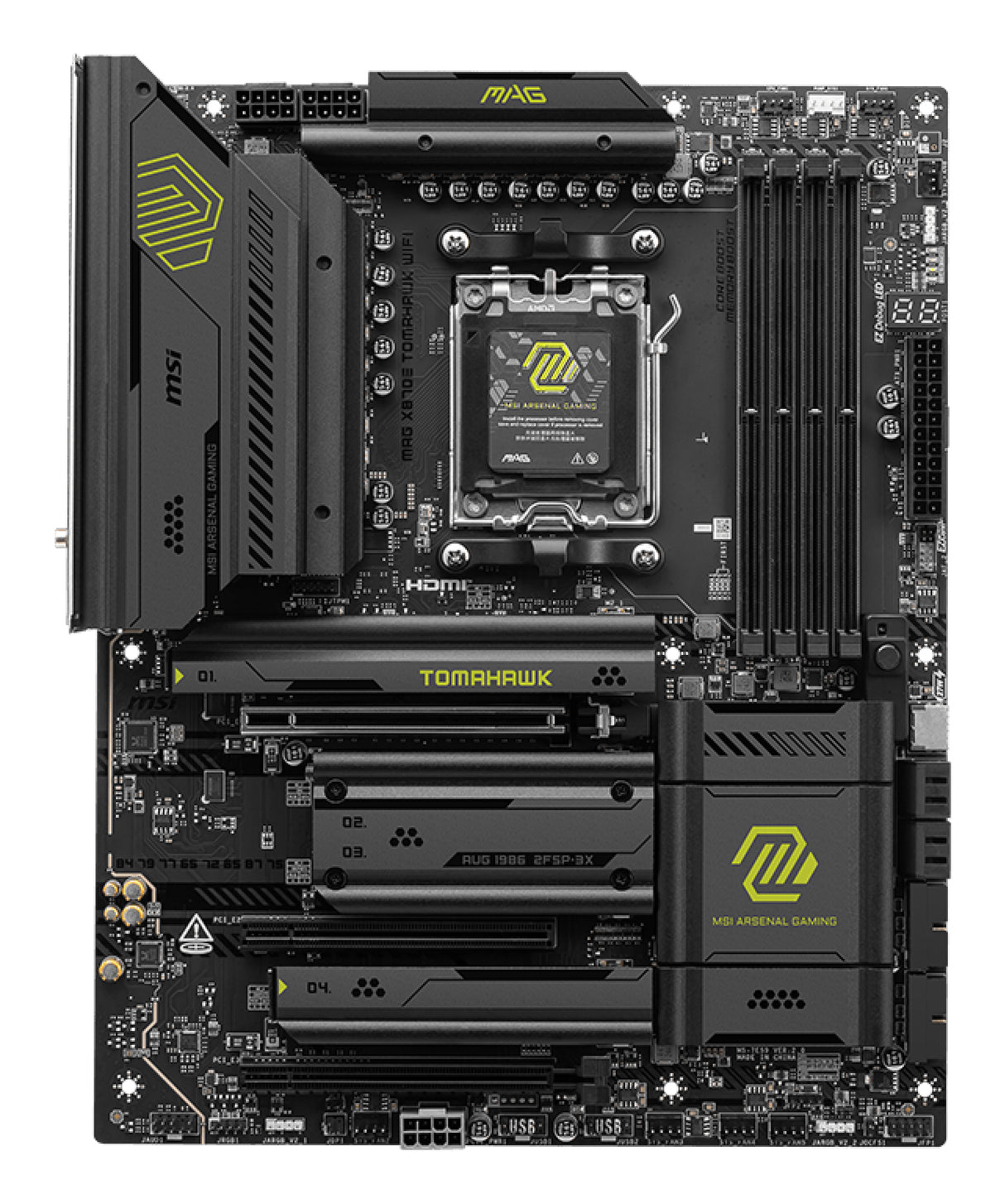 MSI MAG X870E TOMAHAWK WIFI motherboard AMD X870E Socket AM5 ATX - X870ETMAHAWKWIFI