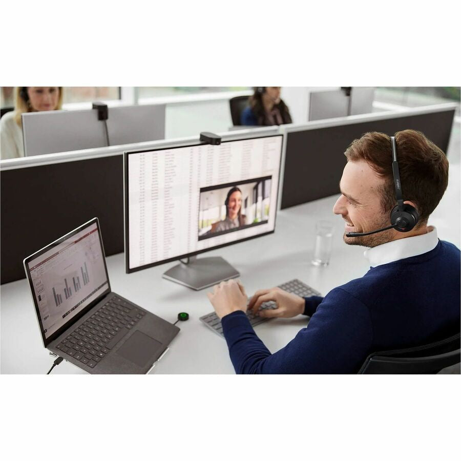 Jabra Engage 55 Mono UC Headset Wireless Head-band Calls/Music USB Type-A Black - TAA9553-415-125