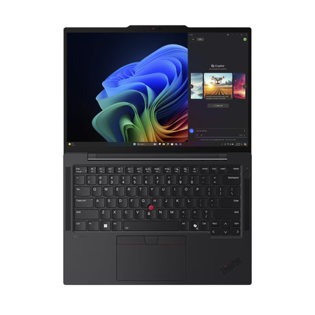 Lenovo ThinkPad T14s Gen 6 (Intel) Copilot+ PC Intel Core Ultra 5 226V Laptop 35.6 cm (14") WUXGA 16 GB 512 GB SSD Wi-Fi 7 (802.11be) Windows 11 Pro Black - 21QX00P2US LENOVO