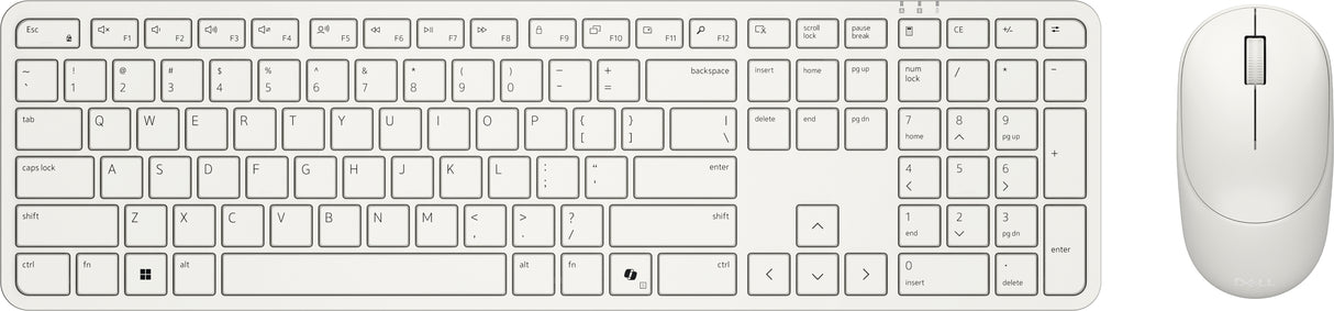DELL Pro 5 KM526 keyboard Mouse included Home/Office RF Wireless US English White - KM526-LT-US DELL