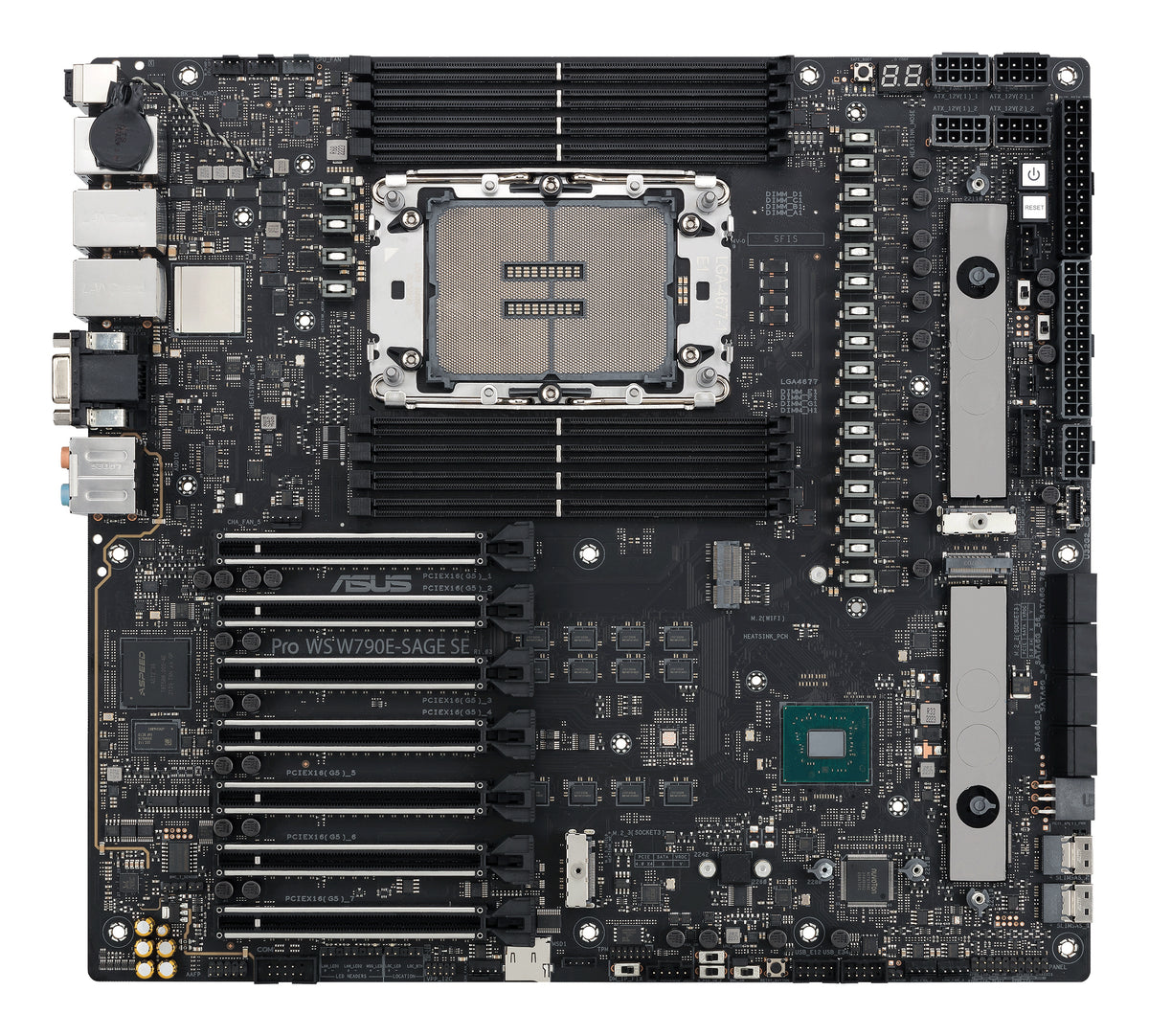 ASUS PRO WS W790E-SAGE SE Intel W790 LGA 4677 (Socket E) EEB - PROWSW790E-SAGESE