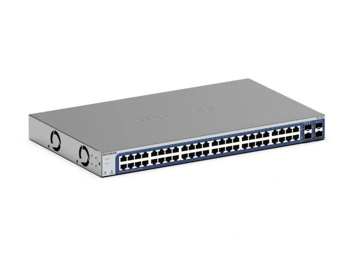 NETGEAR GS748T Managed L2/L3/L4 Fast Ethernet (10/100) 1U Black - GS748T-600NAS