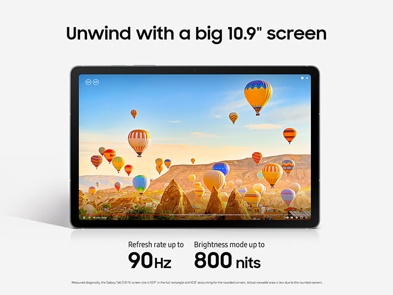 Samsung Galaxy Tab S10 FE 5G LTE-TDD & LTE-FDD 128 GB 27.7 cm (10.9") 8 GB Wi-Fi 6 (802.11ax) Grey - SM-X528UZAAVZW