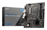 MSI PRO H610M-G DDR4 motherboard Intel H610 LGA 1700 micro ATX - eCommerce Business Prime
