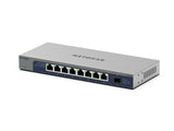 NETGEAR GS108X Unmanaged L2 Gigabit Ethernet (10/100/1000) Grey - GS108X-100NAS