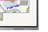 Samsung WE75FX interactive whiteboard 190.5 cm (75") 3840 x 2160 pixels Touchscreen Grey HDMI - WE75FX