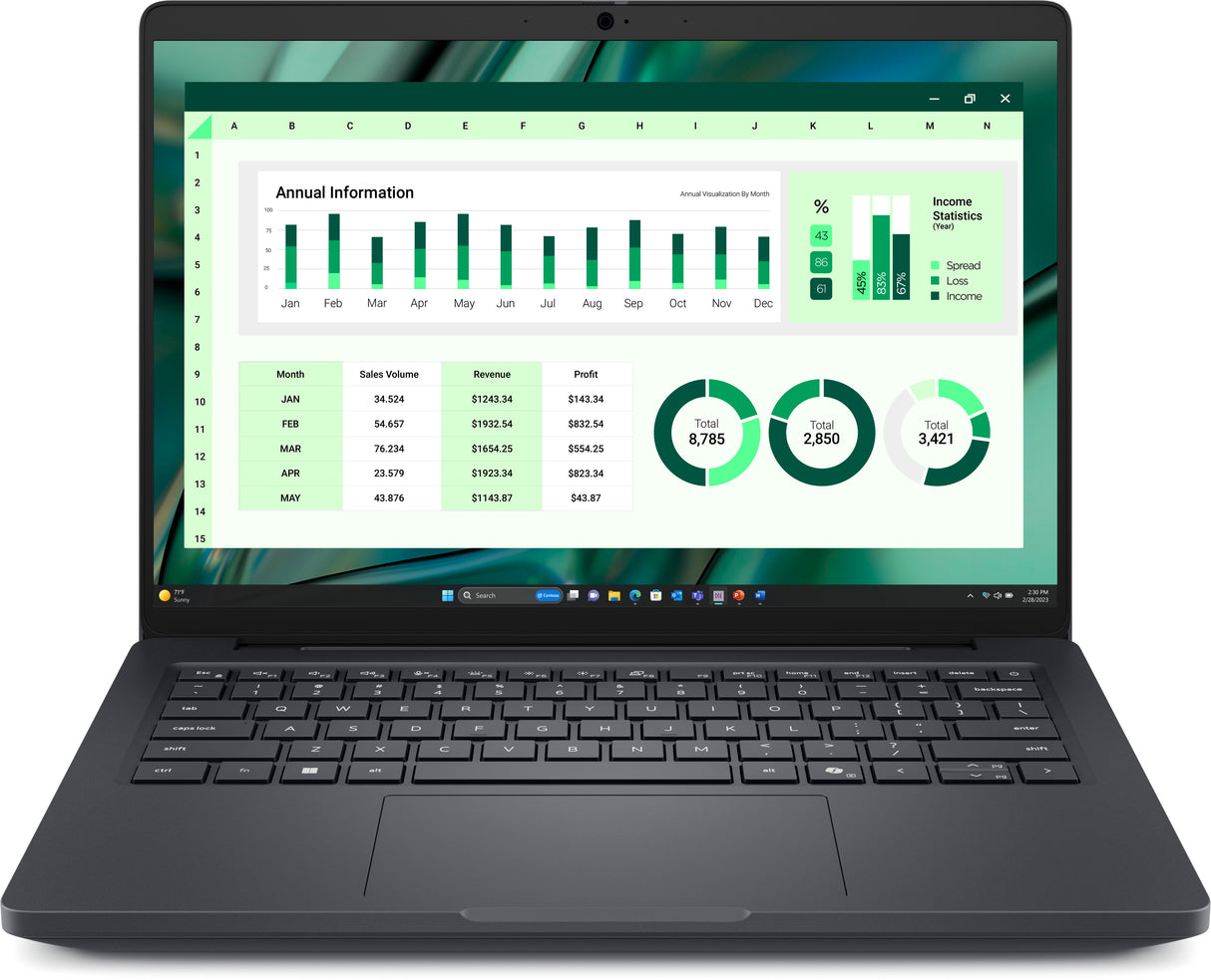 DELL Pro Max 14 MC14250 Intel Core Ultra 7 255H Mobile workstation 35.6 cm (14") Full HD+ 16 GB LPDDR5x-SDRAM 512 GB SSD Wi-Fi 7 (802.11be) Windows 11 Pro Black - WMGDP DELL