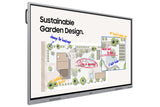 Samsung WE65FX interactive whiteboard 165.1 cm (65") 3840 x 2160 pixels Touchscreen Grey HDMI - WE65FX
