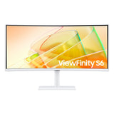 Samsung LS34C650TANXGO computer monitor 86.4 cm (34") 3440 x 1440 pixels 4K Ultra HD LED White - S34C650TAN