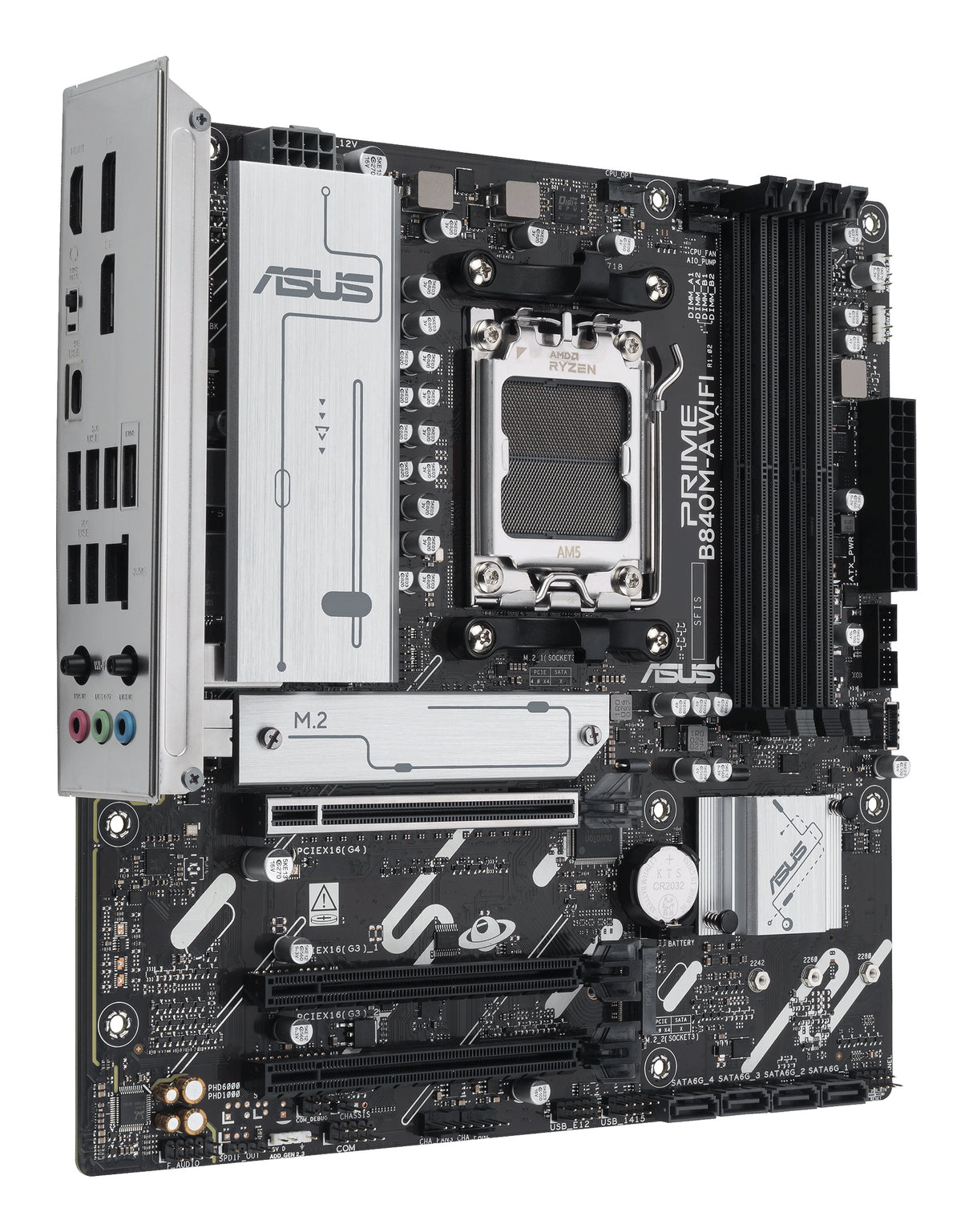 ASUS PRIME B840M-A WIFI-CSM motherboard AMD B840 Socket AM5 micro ATX - PRIME B840M-A WIFI-CSM