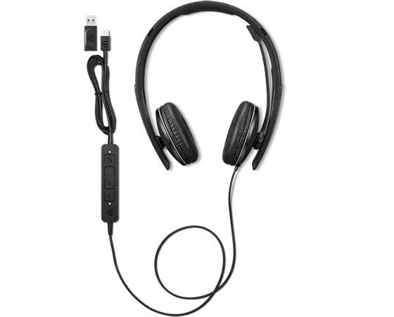 Lenovo 4XD1M39029 headphones/headset Wired Head-band USB Type-C Black - 4XD1M39029