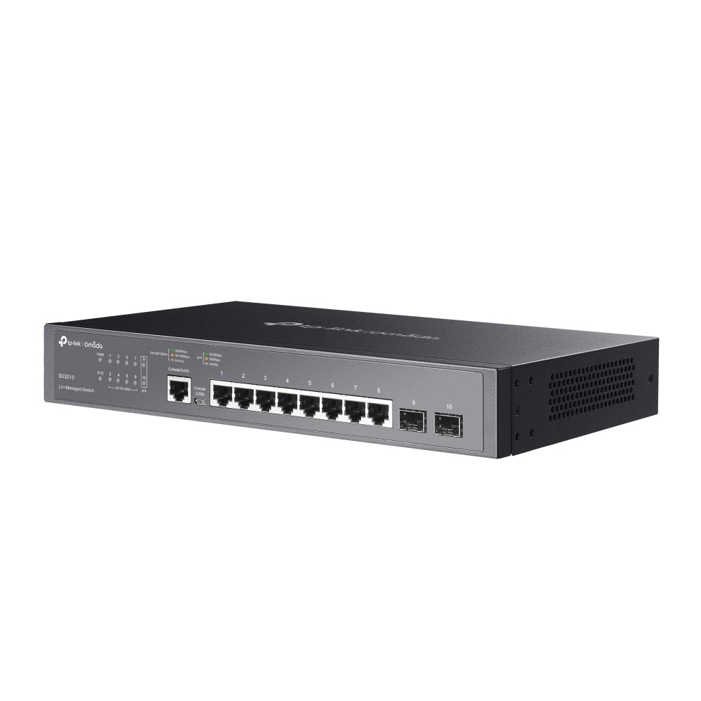 TP-Link Omada 8-Port Gigabit L2+ Managed Switch with 2 SFP Slots - SG3210