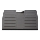 FELLOWES FELLOWES Adjustable Locking Footrest with Microban, 17.5w x 13.13d x 4.13 to 5.63h, Black/Silver - 8035001