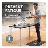 FELLOWES FELLOWES Anti-Fatigue Wellness Mat, Rectangular, Black Surface, 36" x 24" - 8707002