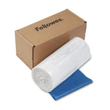 FELLOWES FELLOWES BAG,18X13X36,50/CT,CLR - 36054