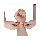 FELLOWES FELLOWES Crowd Management Wristbands, Sequentially Numbered, 9.75" x 0.75", Red, 500/Pack - 75510