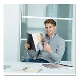 FELLOWES FELLOWES Crystals Presentation Covers for Binding Systems, 19-Hole Punched, Plastic, Round Corners,  - 5293401