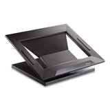 FELLOWES FELLOWES Designer Suites Laptop Riser, 13.19" x 11.19" x 4", Black Pearl, Supports 25 lbs - 8038401