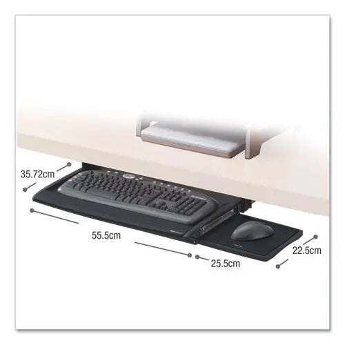 FELLOWES FELLOWES DRAWER,KYBRD,UNDR,BKSV - 8031207