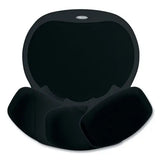FELLOWES FELLOWES Easy Glide Gel Mouse Pad with Wrist Rest, 10 x 12, Black - 93730