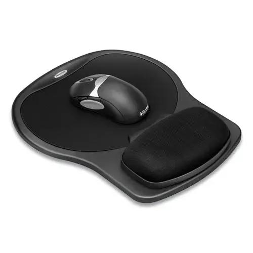 FELLOWES FELLOWES Easy Glide Gel Mouse Pad with Wrist Rest, 10 x 12, Black - 93730