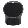 FELLOWES FELLOWES Easy Glide Gel Mouse Pad with Wrist Rest, 10 x 12, Black - 93730