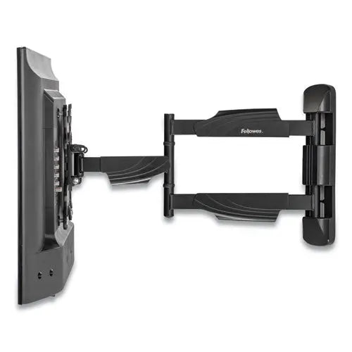 FELLOWES FELLOWES Full Motion TV Wall Mount, 16.25w x 19.75d x 17.87h, Black - 8043601